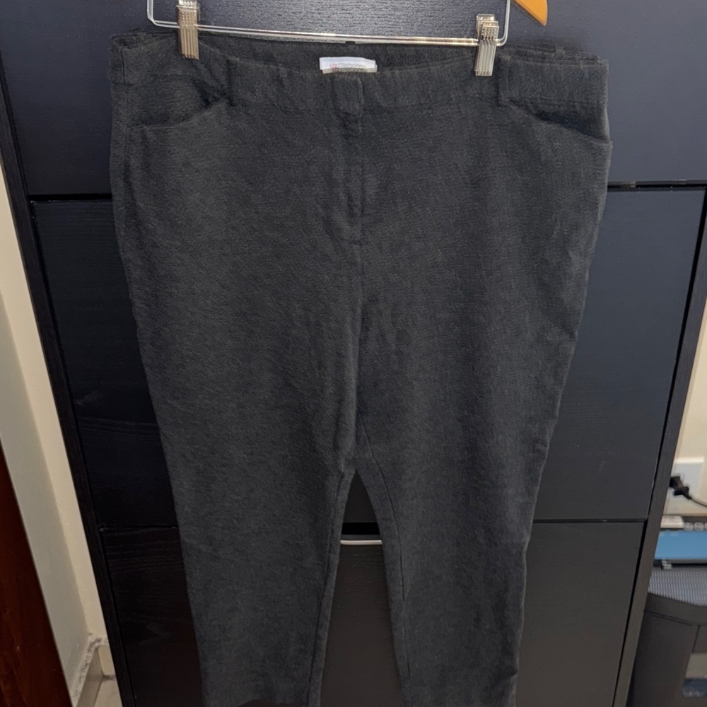 Liz Claiborne Charcoal Chinos